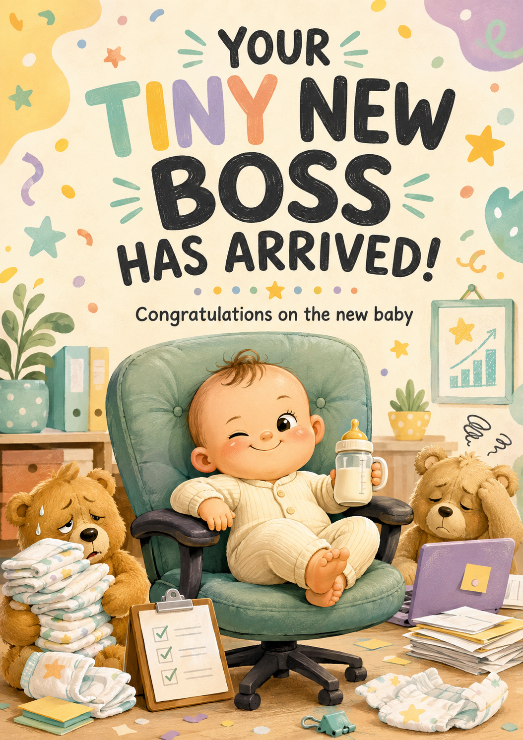 Your Tiny New Boss Has Arrived!