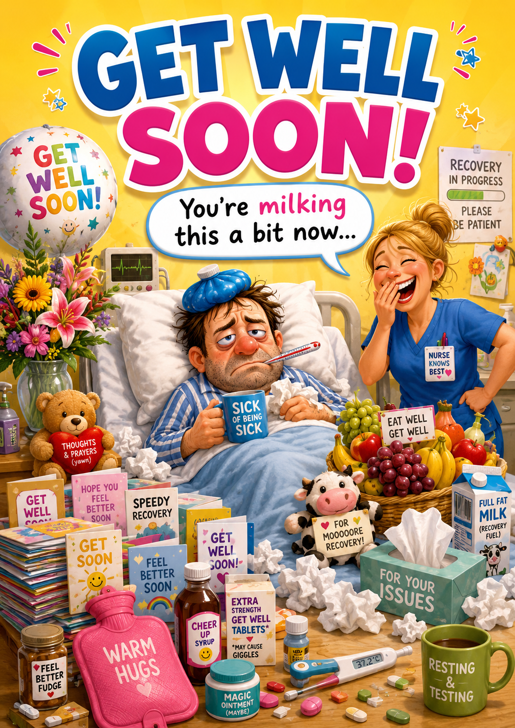 Funny get well card