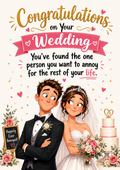 Funny Wedding Card