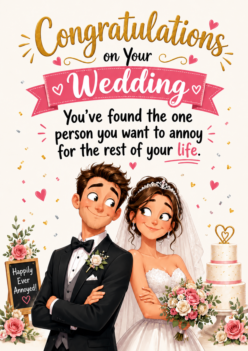 Funny Wedding Card