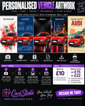 Personalised Vehicle Artwork – Cars, Vans, Trucks, Motorbikes, Plant and Machinery